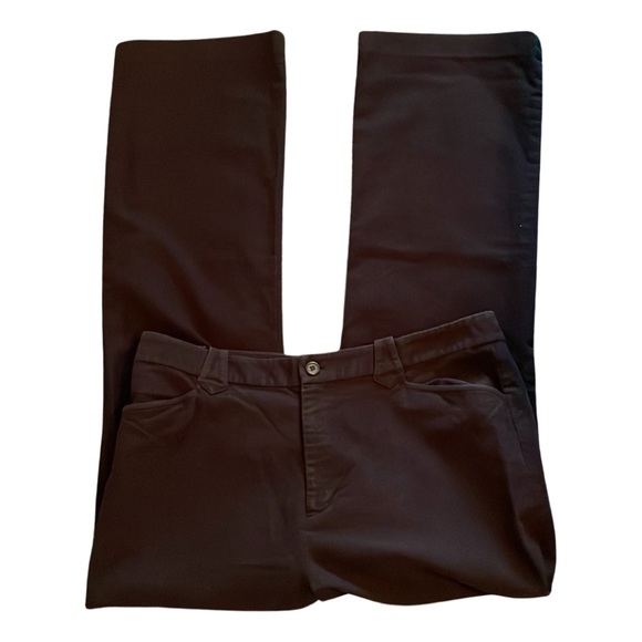 Lauren Ralph Lauren Navy Blue Flare Pants Size 14 - Picture 2 of 8